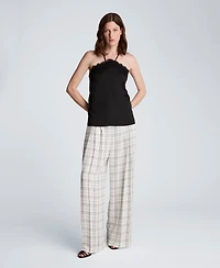 Kenneth Cole Women's Wide-Leg Triple Pleated Pants