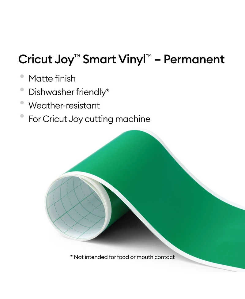Cricut Joy Permanent Smart Value Vinyl - 5.5 x 10 ft