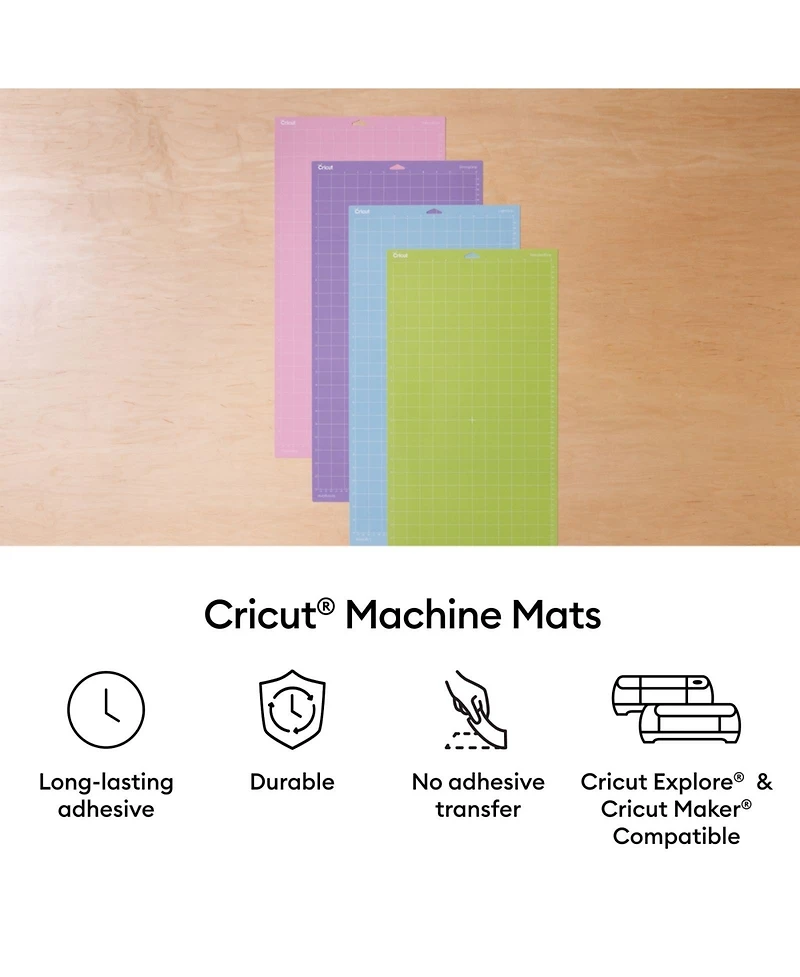 Cricut Machine Mat Variety Pack - 12 in x 24 in (4 ct)