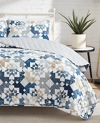 Lucky Brand Serra Patch Reversible 3-Pc. Quilt Sets