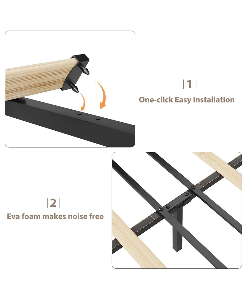 gaomon Teddy Fleece Bed Frame