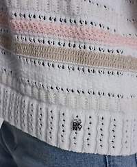 Dkny Jeans Women's Long-Sleeve Crewneck Sweater