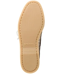 Sperry Women's Authentic Embroidered Perforated Round Toe Boat Shoes