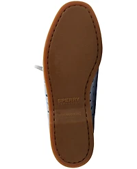 Sperry Women's Authentic Embroidered Perforated Round Toe Boat Shoes