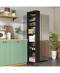 Streamdale Furniture 7 Tier Multi-functional Pull-Out Storage Shelf for Kitchen, Living Room & Narrow Spaces