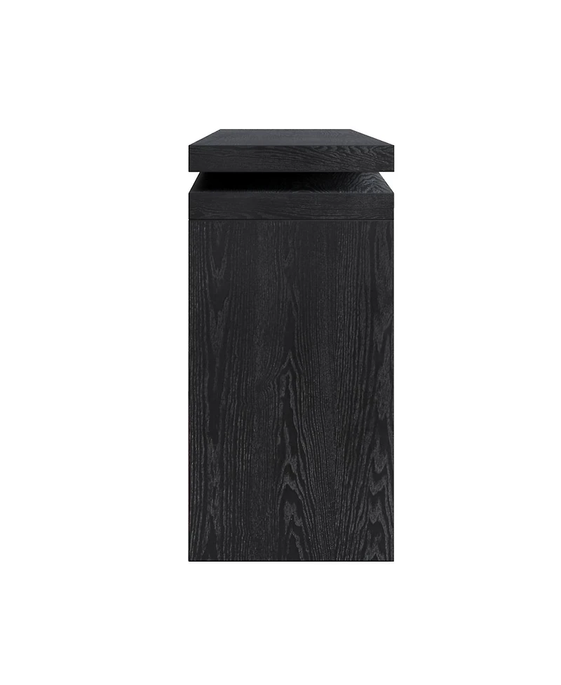 Streamdale Furniture 65-Inch Rustic Solid Wood Veneer Console Table - Farmhouse Entryway Sofa Table