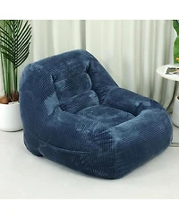 Streamdale Furniture Corduroy Beanbag Couch for Living Room, Bedroom & Dorm, Cozy Cloud Mini Couch