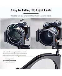 KandF Concept X Pro Square Filter Holder System with Cpl, ND1000