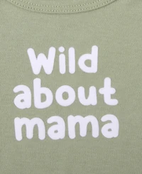 Baby Essentials Boys' Short-Sleeve Bodysuit, Pants, Hat and Socks, 4-Piece Set