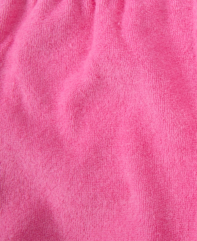 Baby Essentials Girls' Short-Sleeve Knit T-Shirt and Shorts, 2-Piece Set