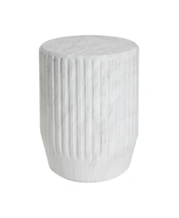 Streamdale Furniture Streamdale Outdoor Cicci Carved Side Table