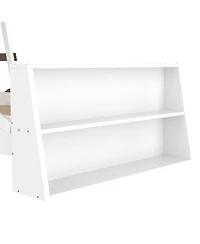 Streamdale Furniture Twin Size Car Bed with Storage Shelves, Cute Car-Shape