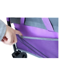 Streamdale Furniture All-in-One Convertible Folding Camping Wagon Cart with Bench Seat