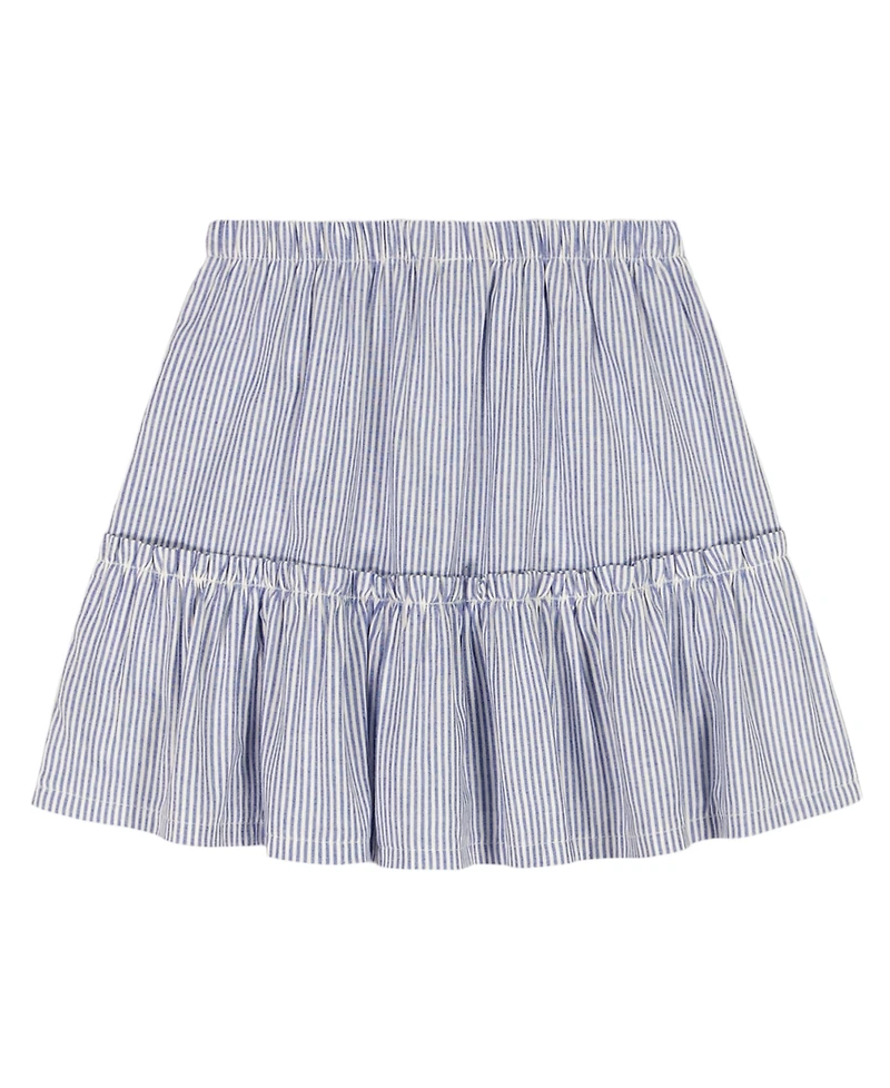Tommy Hilfiger Girls' 7-16 Ithica Stripe Tiered Skirt