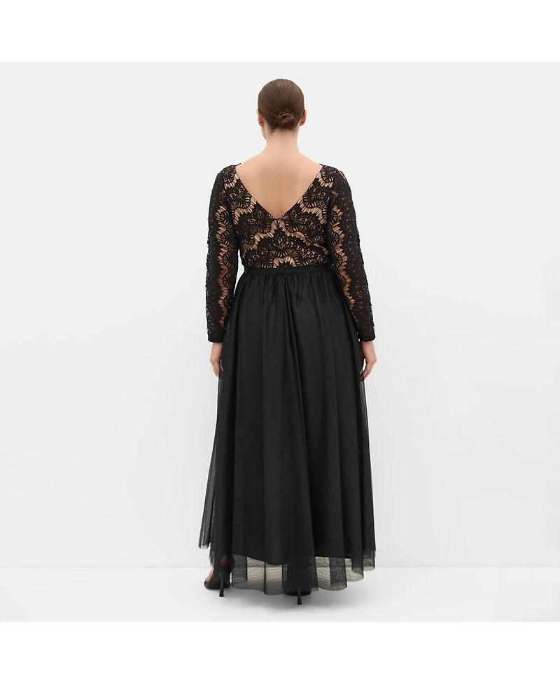 City Chic Women's Rare Beauty Maxi Dress