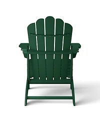 WestinTrends Outdoor Patio Hdpe Adirondack Chair With Cup Holder