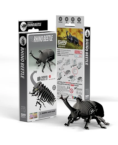 Eugy Rhino Beetle 3D Puzzle