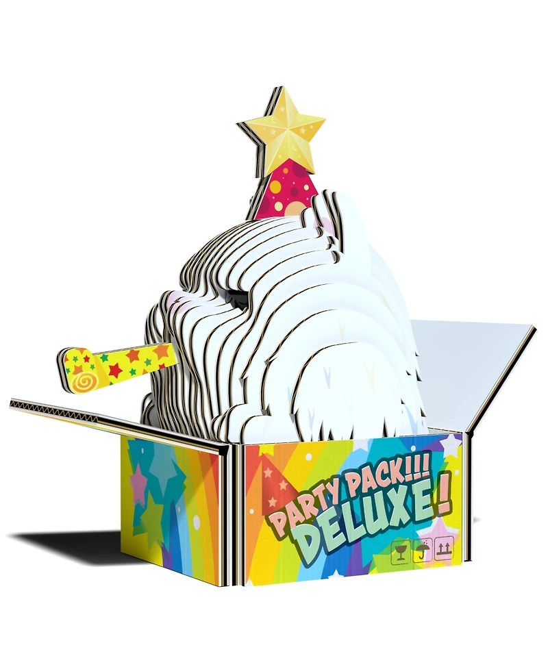 Eugy Cat Cottonball 3D Puzzle