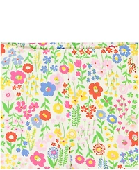 Kids Headquarters Girls' 2T-6X Denim Tunic Top and Print Capri Leggings, 2 Piece-Set