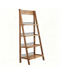 Yigii 4-Tier Ladder Bookshelf