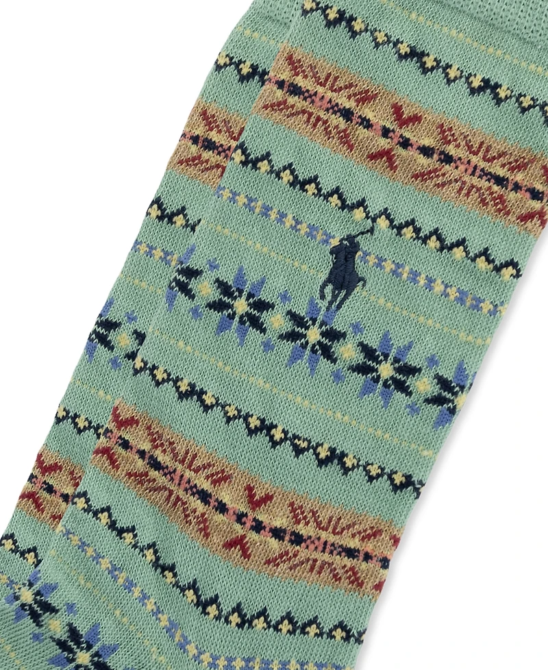 Polo Ralph Lauren Men's Hyde Park Fair Isle Detail Socks