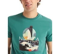 Nautica Men's Short-Sleeve Big Waves T-Shirt