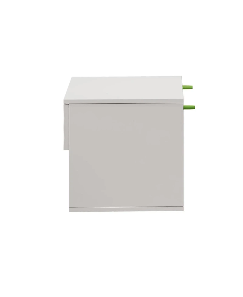 Streamdale Furniture Minimalist Wood Side Table with Drawer