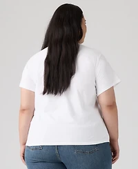 Levi's Plus Crew Neck Short-Sleeve Logo T-Shirt