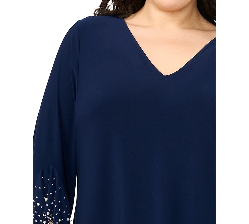 Msk Plus V-Neck Top