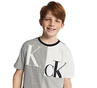 Calvin Klein Boys' 8-20 Block Party Crewneck T-Shirt