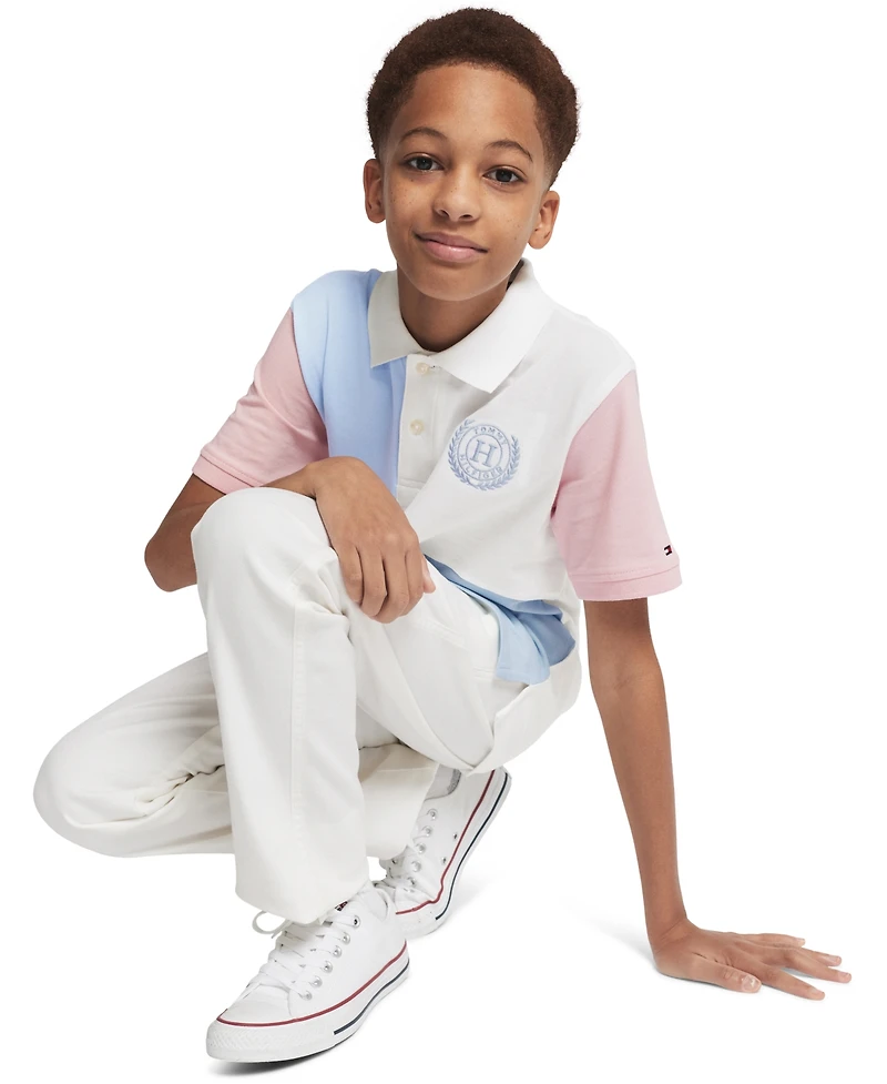 Tommy Hilfiger Boys' 8-20 Quad Pieced Polo Shirt