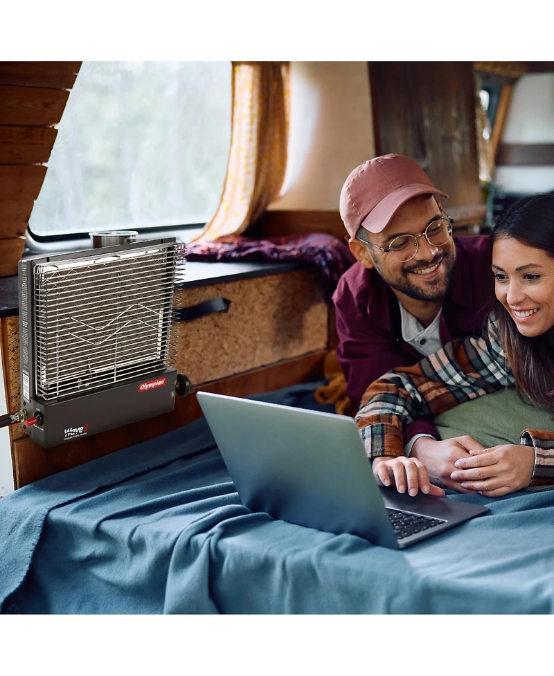 Camco Olympian Wave-3 Portable Catalytic Safety Heater for Rv Use, 3,000 Btu