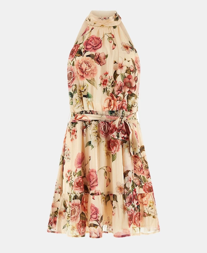 Guess Women's Daniele Halter Neck Sleeveless Dress