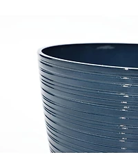 LuxenHome 2-Piece Tapered Round Plastic Planters Set