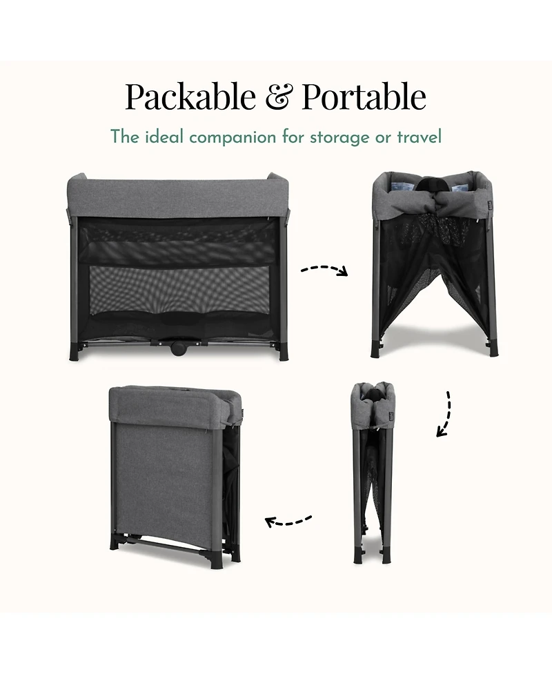 Evolur Baby Zane Portable On The Go Instant Fold Playard