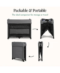 Evolur Baby Zane Portable On The Go Instant Fold Playard