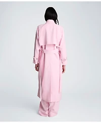 Kenneth Cole Women's Long-Sleeve Notch Collar Trench Coat
