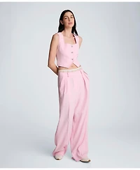 Kenneth Cole Women's Square Neck Crop Vest Top