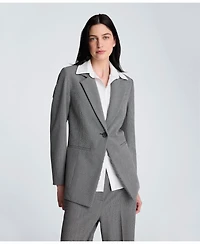 Kenneth Cole Women's Long-Sleeve Notch Collar Shirt Blazer