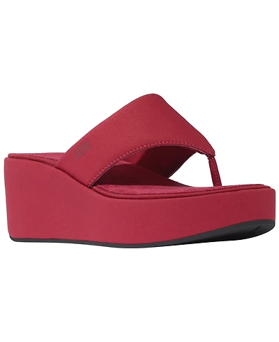 FitFlop Women's Flatforms Wedge Toe-Post Sandals