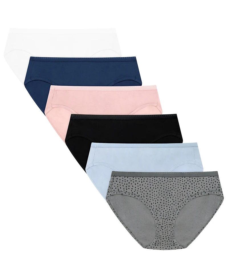 Hanes Women's 6-Pk. Ultimate Breathable Hipster Underwear 41H6CC