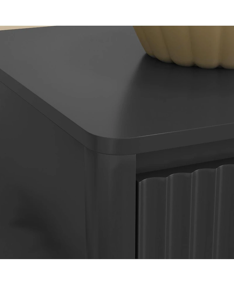 Streamdale Furniture 9 Drawer 63" Wide Wood Dresser, Modern Long Tv Stand