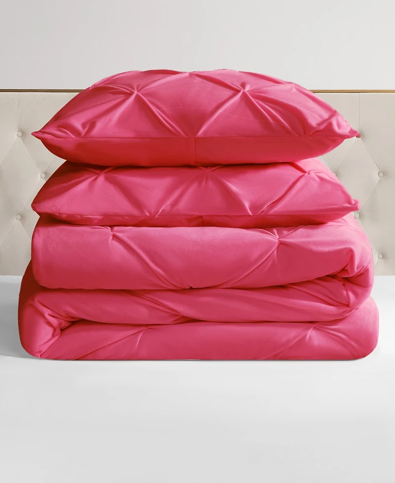 Juicy Couture Kiss Pleat Plush -Pc. Comforter Set