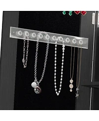 Streamdale Furniture 360degree(s) Swivel Jewelry Cabinet with Full Length Mirror