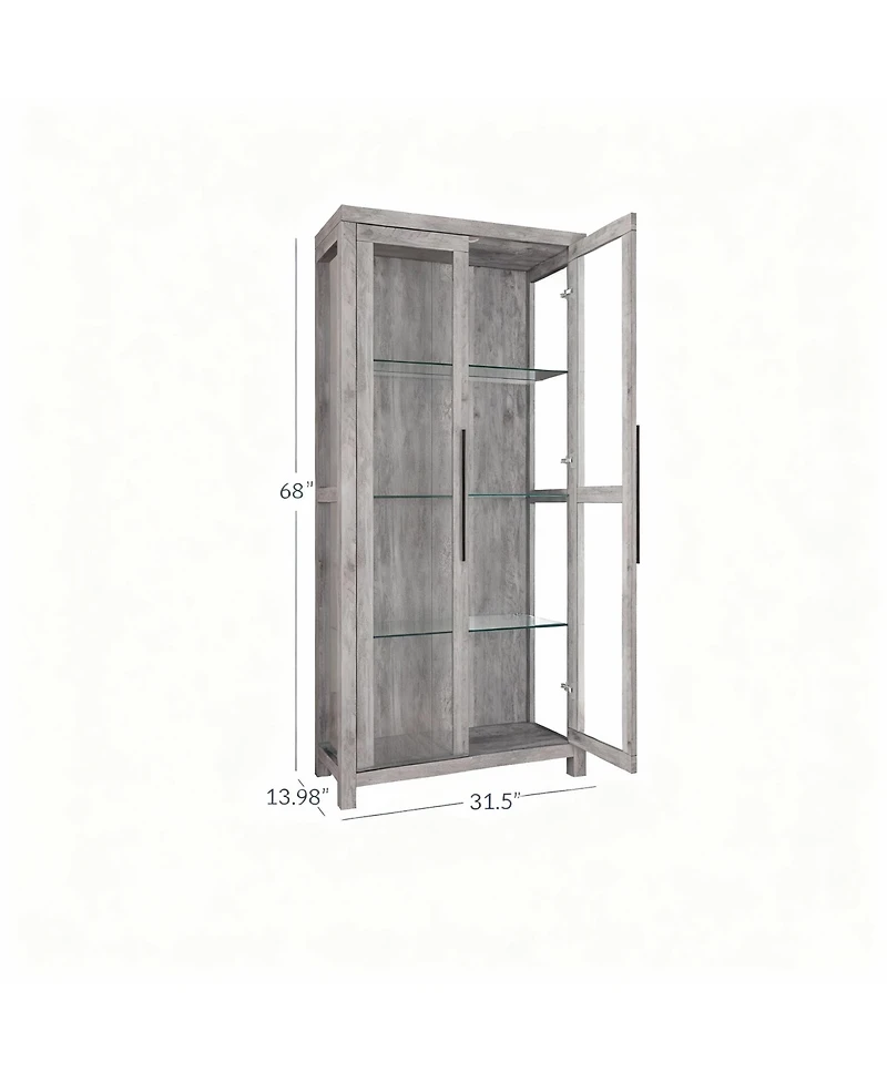 Yigii Tempered Glass Display Cabinet