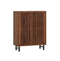 Clihome Wooden Storage Cabinet,Shoe Cabinet for Entryway,Living Room