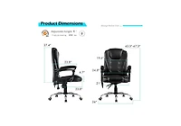 Aecojoy Office Chair with 7 Points Vibration Massage&Heat Functions