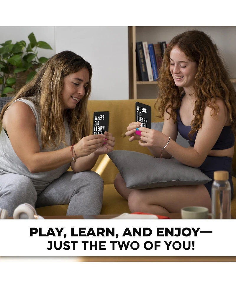 Quokka Where Did I Learn It? Set of 4 Trivia Game – 500 Questions for Families, Teens & Adults