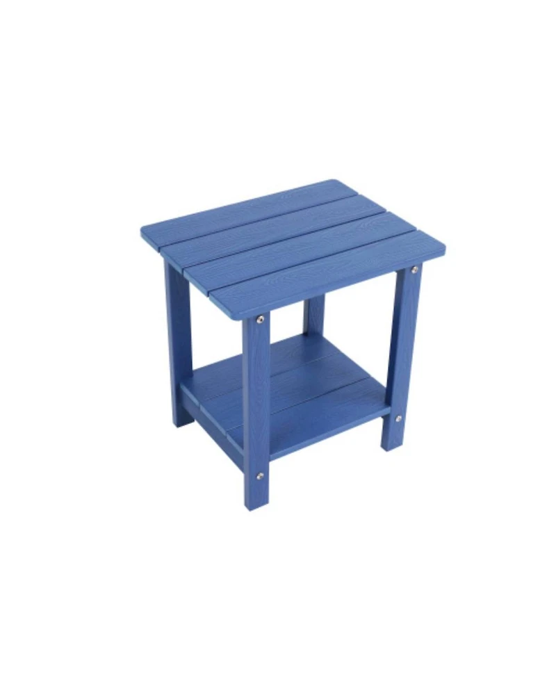 Streamdale Furniture wooden-textured imitation wood side table, perfect for picnics