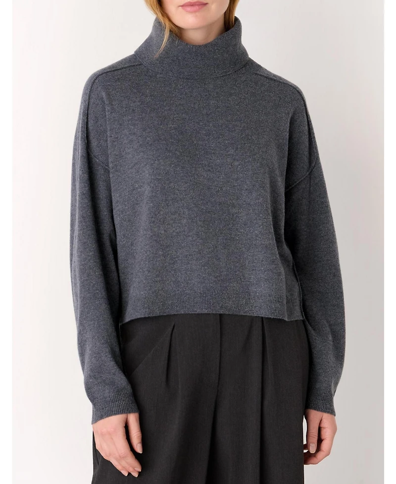 Whistles Women's Wool Cowl Neck Knit Sweater